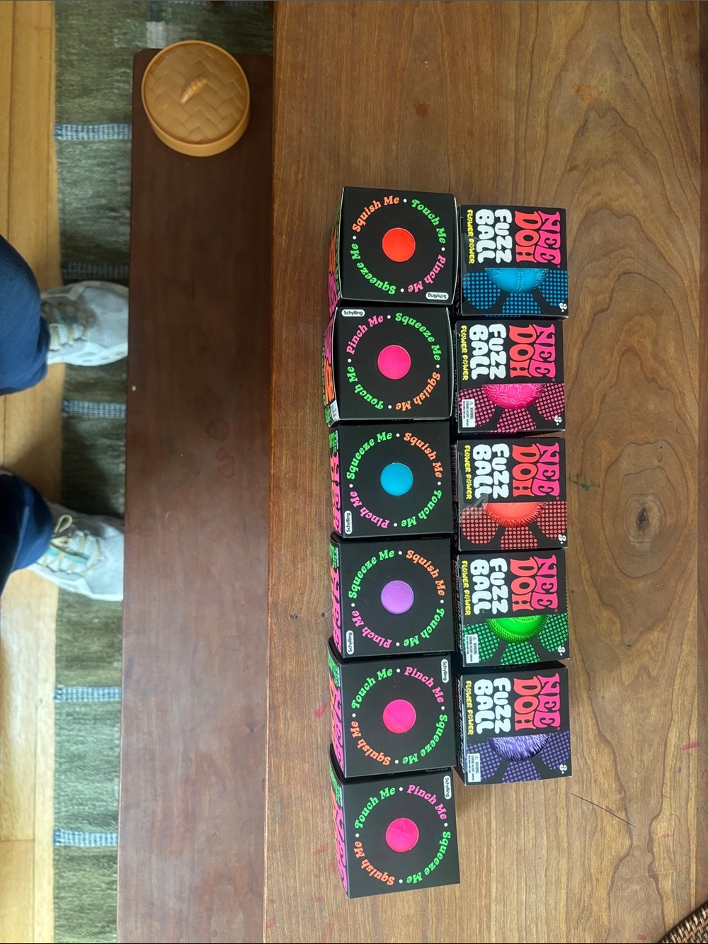 NWT Nee Doh - Brand New unopened set of 10 Nee Doh5 Fuzz Balls, 5 Groovy Globs